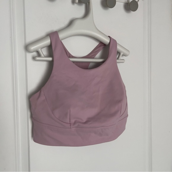 Lululemon Wunder Train Longline Bra *Medium Support, C/D CupPink Peony size 12 - Picture 8 of 10